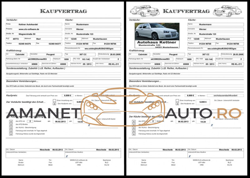contract vanzare cumparare auto germania pdf free